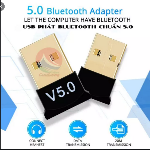USB Bluetooth 5.0 Bộ phát tín hiệu âm thanh Dongle, Bộ phát Tín Hiệu Bộ Điều Hợp, Bluetooth Bộ Phát Bluetooth