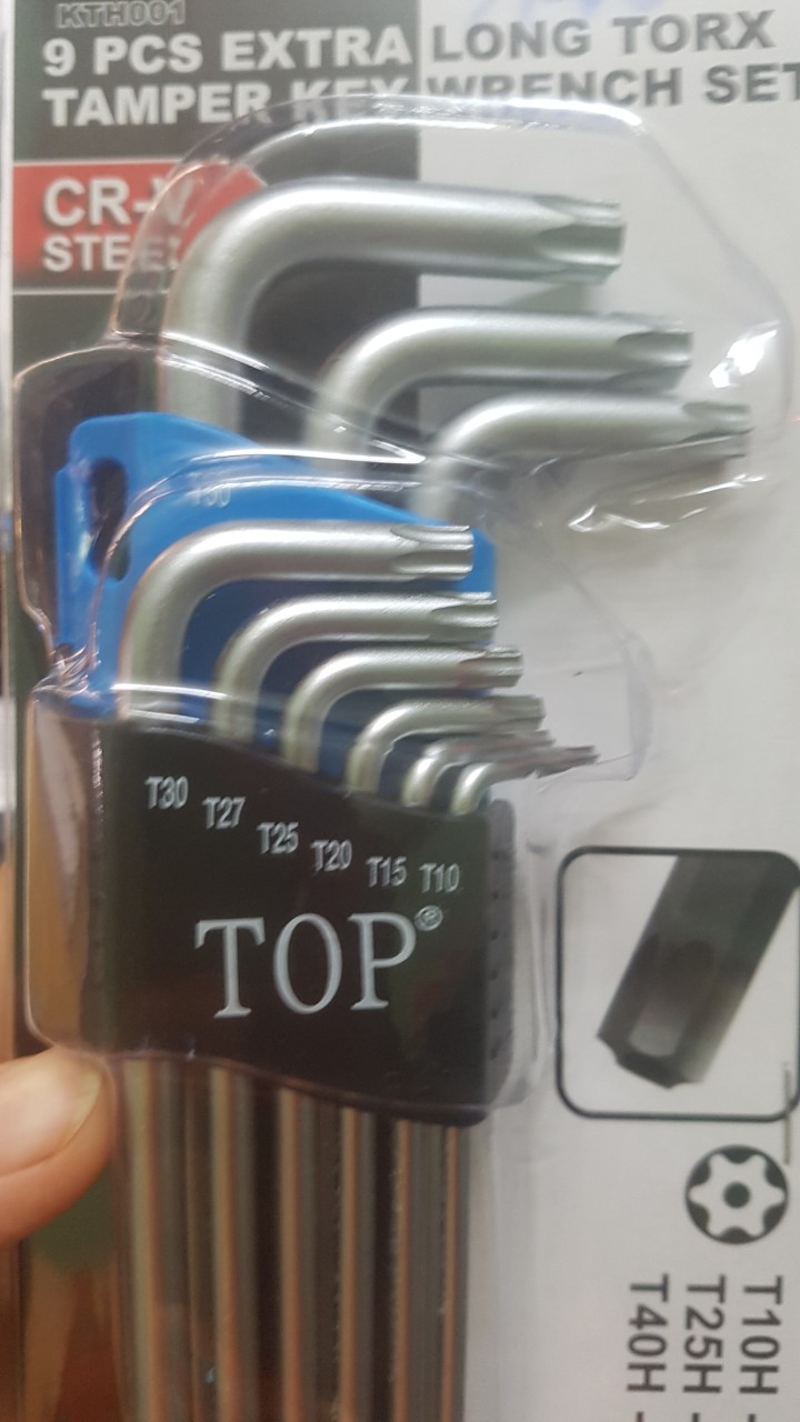 [HCM]Bộ lục giác bông mai 9 chi tiết TOP model KTH001- Made in: Đài Loan
