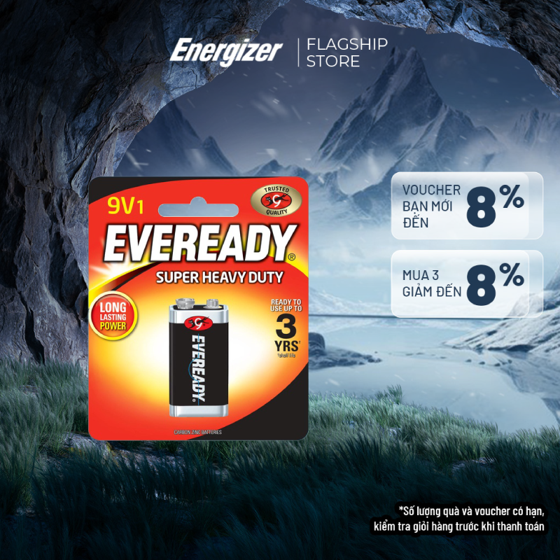 Pin eveready super h.duty 1222 bp1 9v