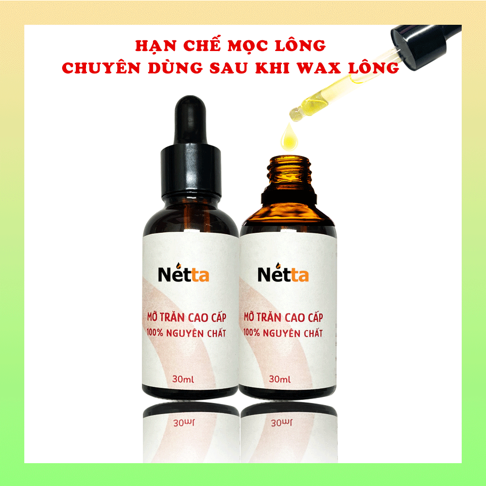 MỠ TRĂN TRIỆT LÔNG CHUYÊN DÙNG SAU KHI WAX LÔNG - Làm dịu da, Dưỡng ẩm làm mềm mại da, Se khít lỗ chân lông, da, Làm dịu vết bỏng, Làm mờ sẹo, Rạn da - Lành tính, Phù hợp mọi loại da