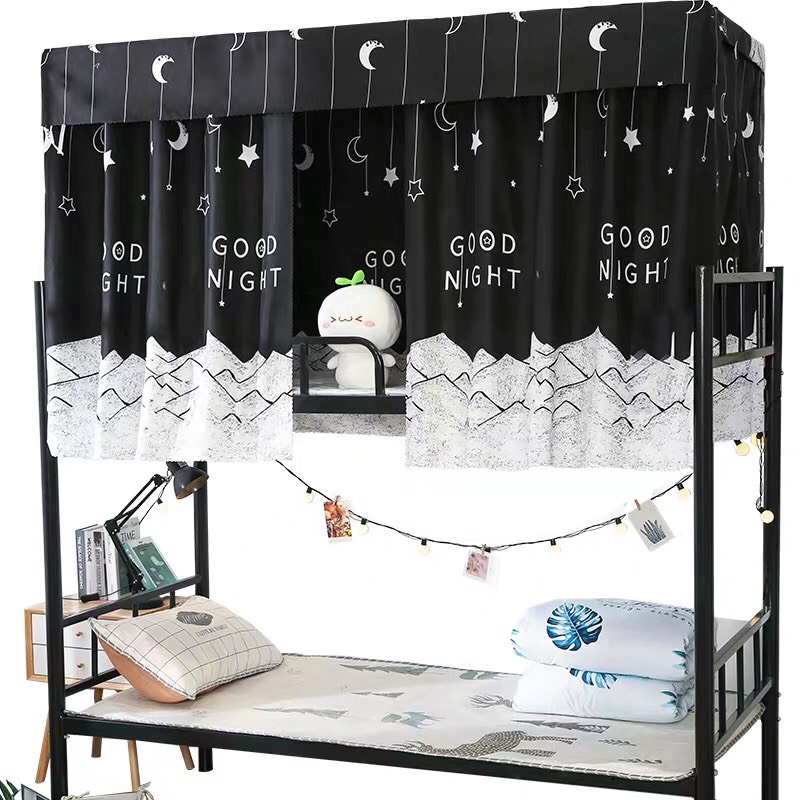 Rèm Giường Tầng Ký Túc Xá Sinh Viên Họa Tiết Goodnight