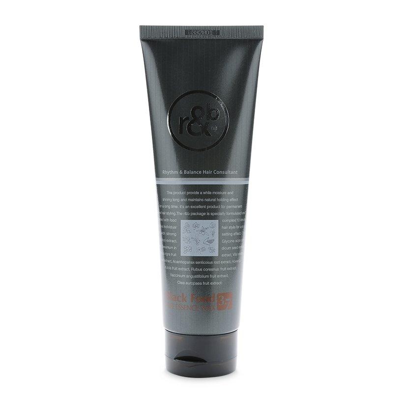 Keo vuốt tóc thảo dược thiên nhiên tóc sáng bóng tạo kiểu giữ màu tóc nhuộm R&B Black Food Free Essence Wax Hàn Quốc 180ml - Green Mart HCM