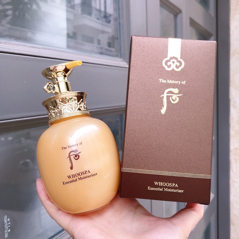 Dưỡng thể whoo spa cao cấp whoo essential moisturizer 220ml