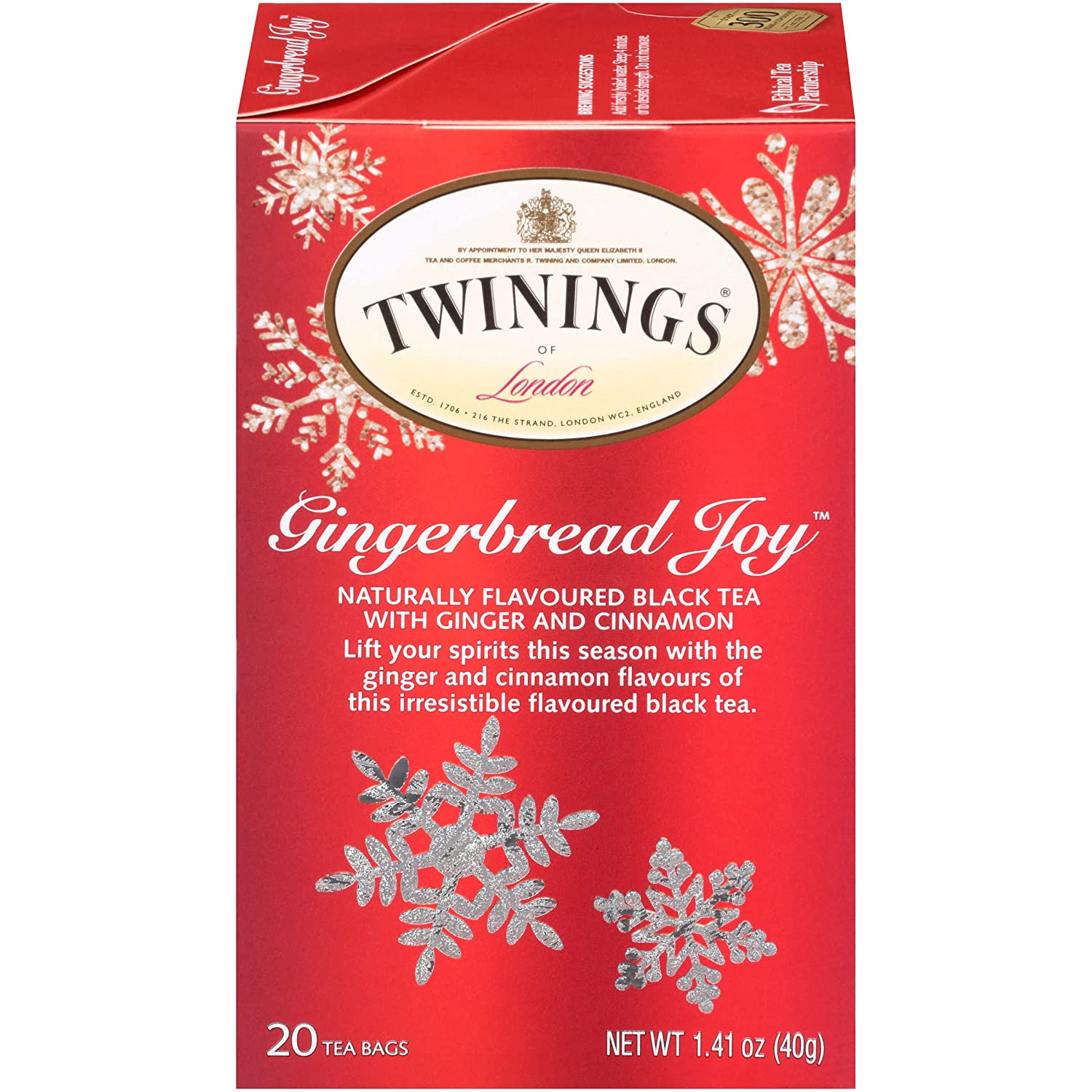 Twinings Gingerbread Joy Black 20Tea Bags
