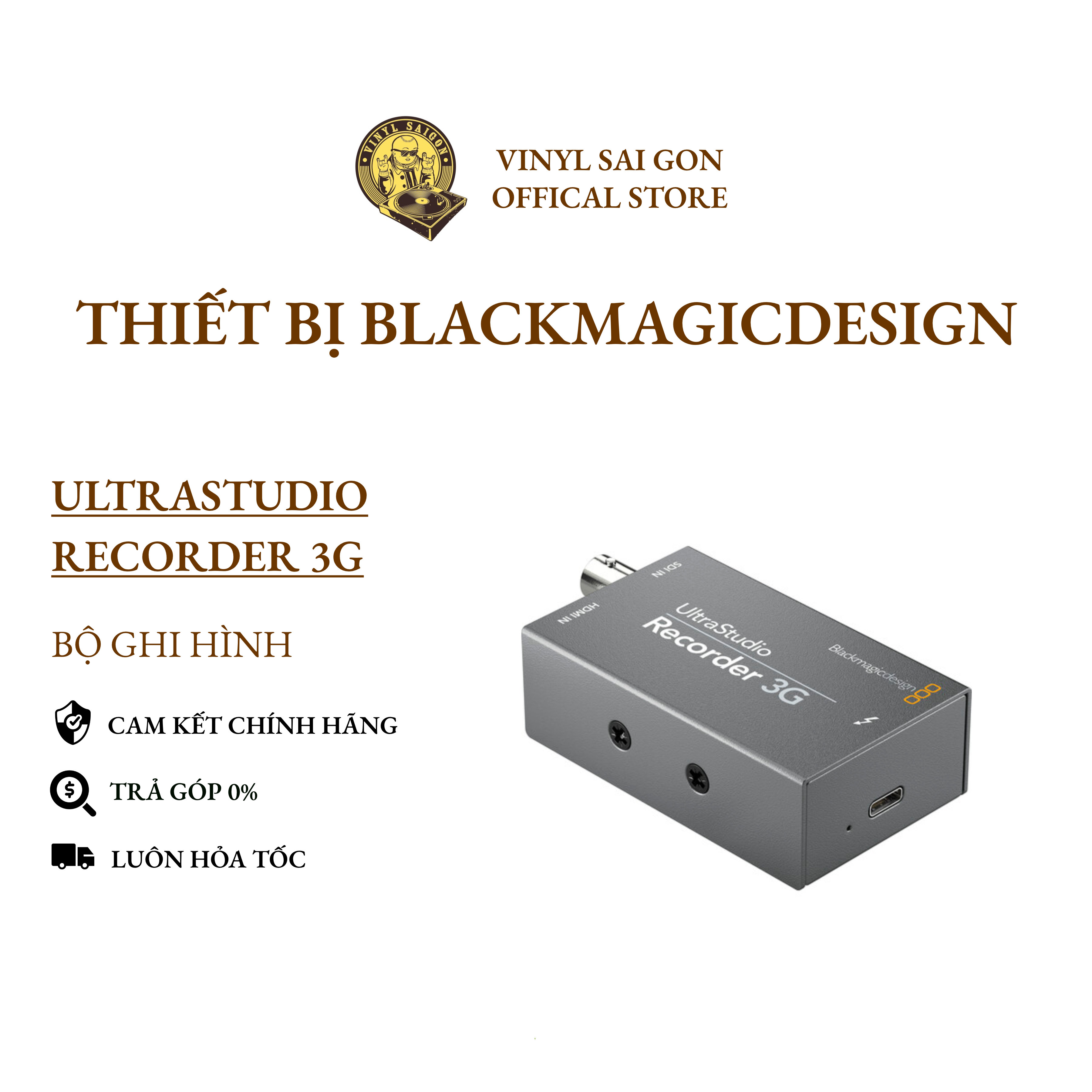 Bộ Ghi Hình Blackmagicdesign UltraStudio Recorder 3G