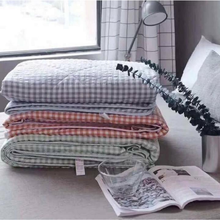 Chăn đũi mùa hè Muji xuất Nhật cao cấp cực êm,mền đũi mùa hè siêu nhẹ 2mx2m3 GDPHAN03