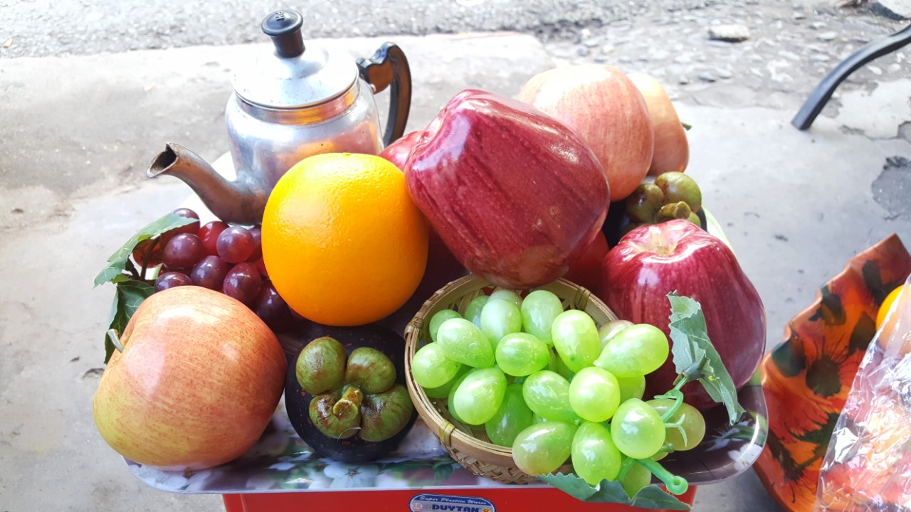 [HCM]Combo 5 Trái cây giả bất kỳ (không giống nhau) - Trái cây giả - Hương Flower