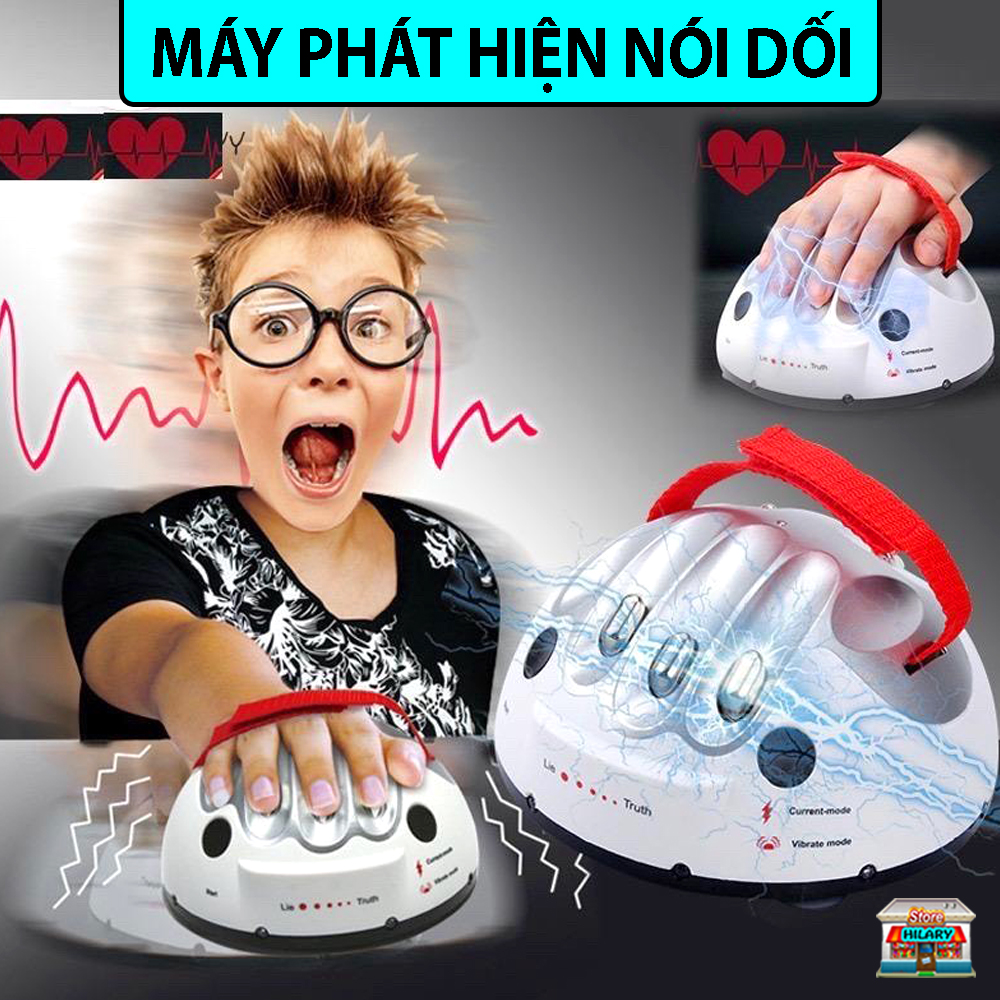 Đồ chơi trẻ em - máy phát hiện nói dối , cổ máy phát hiện nói dối , phát hiện nói dối vui nhộn , đồ chơi máy phát hiện nói dối