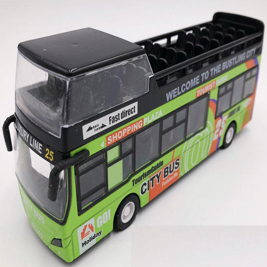 Xe ô tô đồ chơi - xe buýt 2 tầng - xe bus 2 tầng