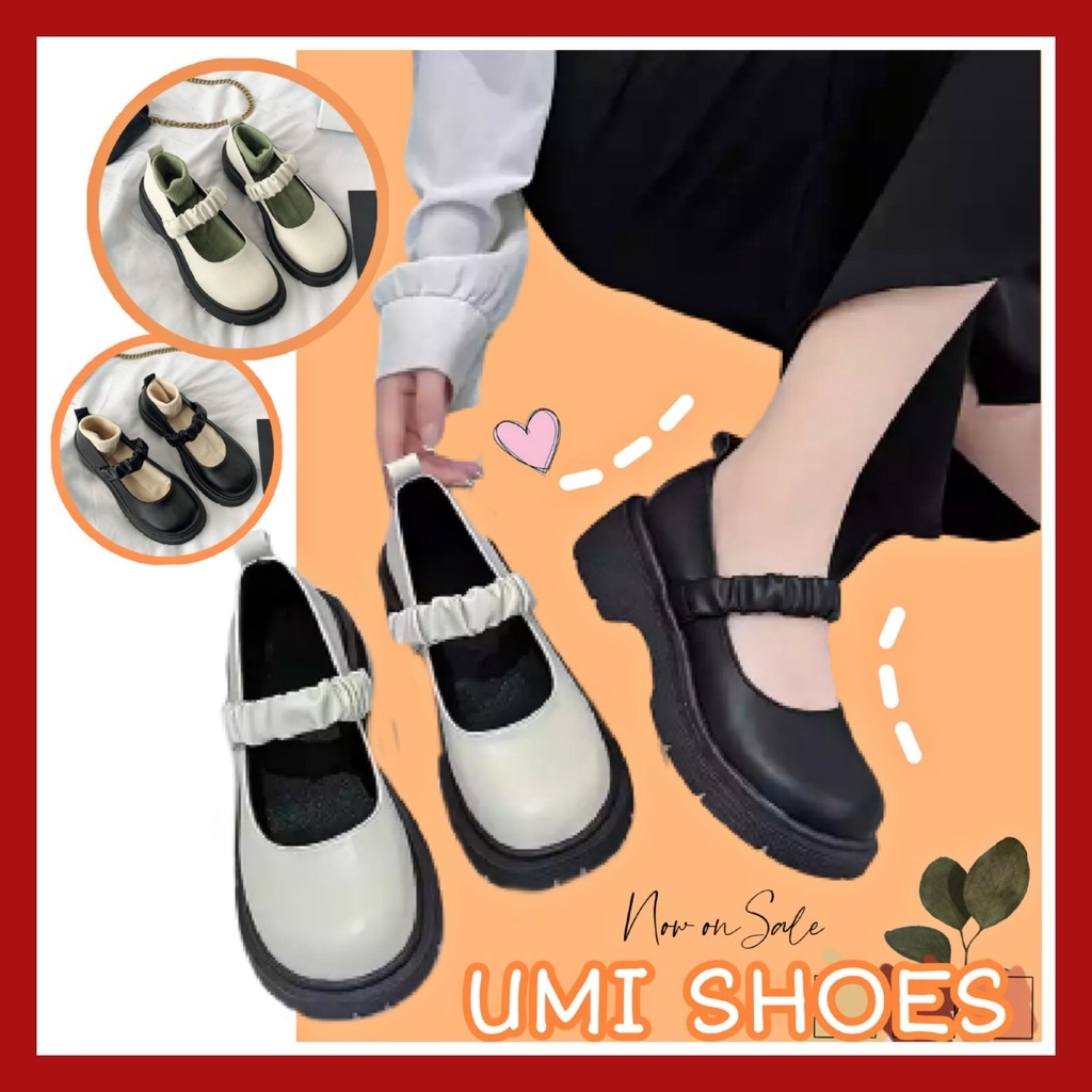 Giày Búp Bê Lolita 4 Cm Dây Chun Ôm Chân Phong Cách Hàn Quốc kiểu mới Retro hot xinh quai nhún ulzzang nhẹ nhàng đế bằng