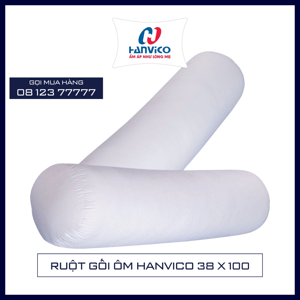 Ruột gối ôm hanvico 38cm x 100cm - hàng chính hãng
