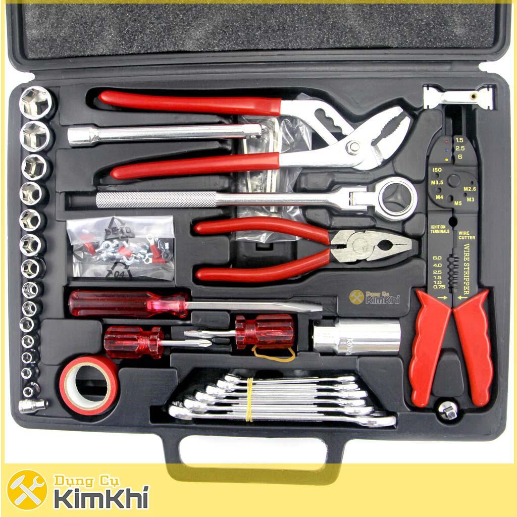 Bộ dụng cụ sửa chữa điện nước 69 chi tiết top tk-23691