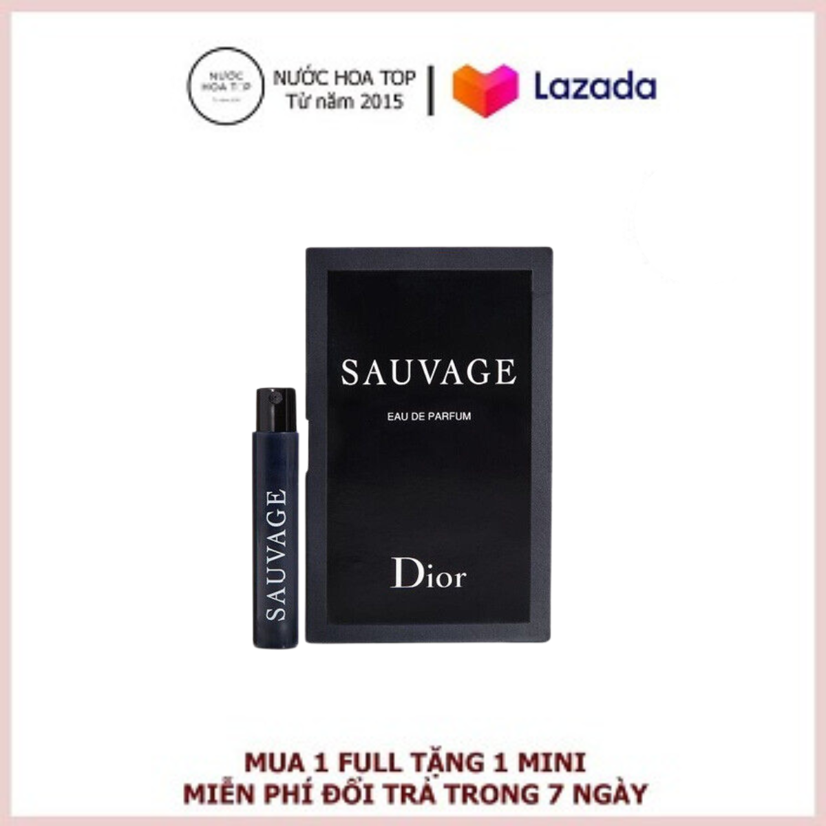 Nước hoa nam vial Dior Sauvage 2ml - Nước hoa nam lưu hương - Nước hoa chính hãng