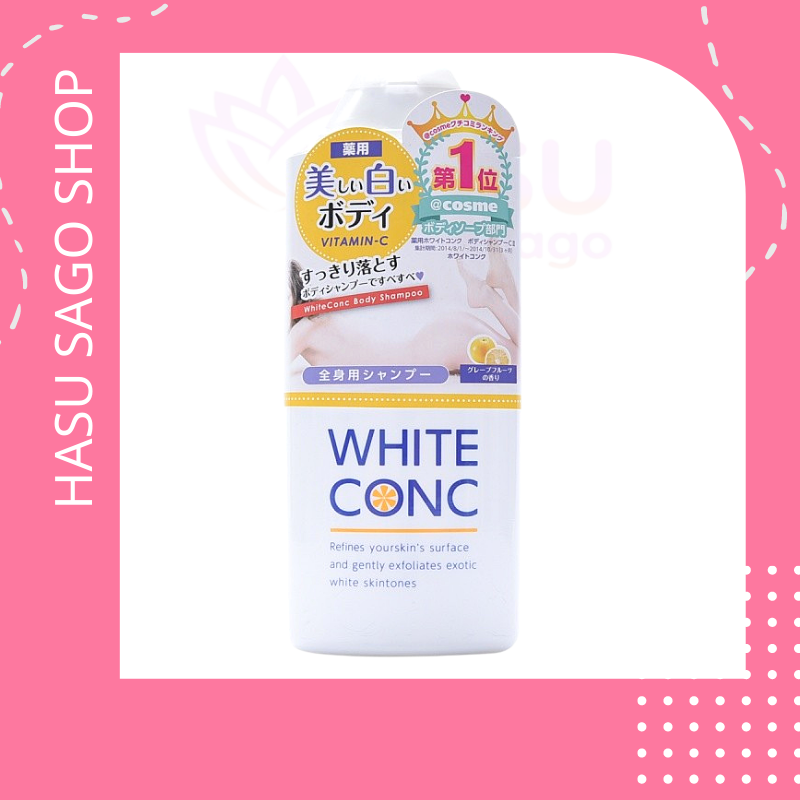 Sữa tắm sáng da toàn thân white conc body 360ml - nhật bản