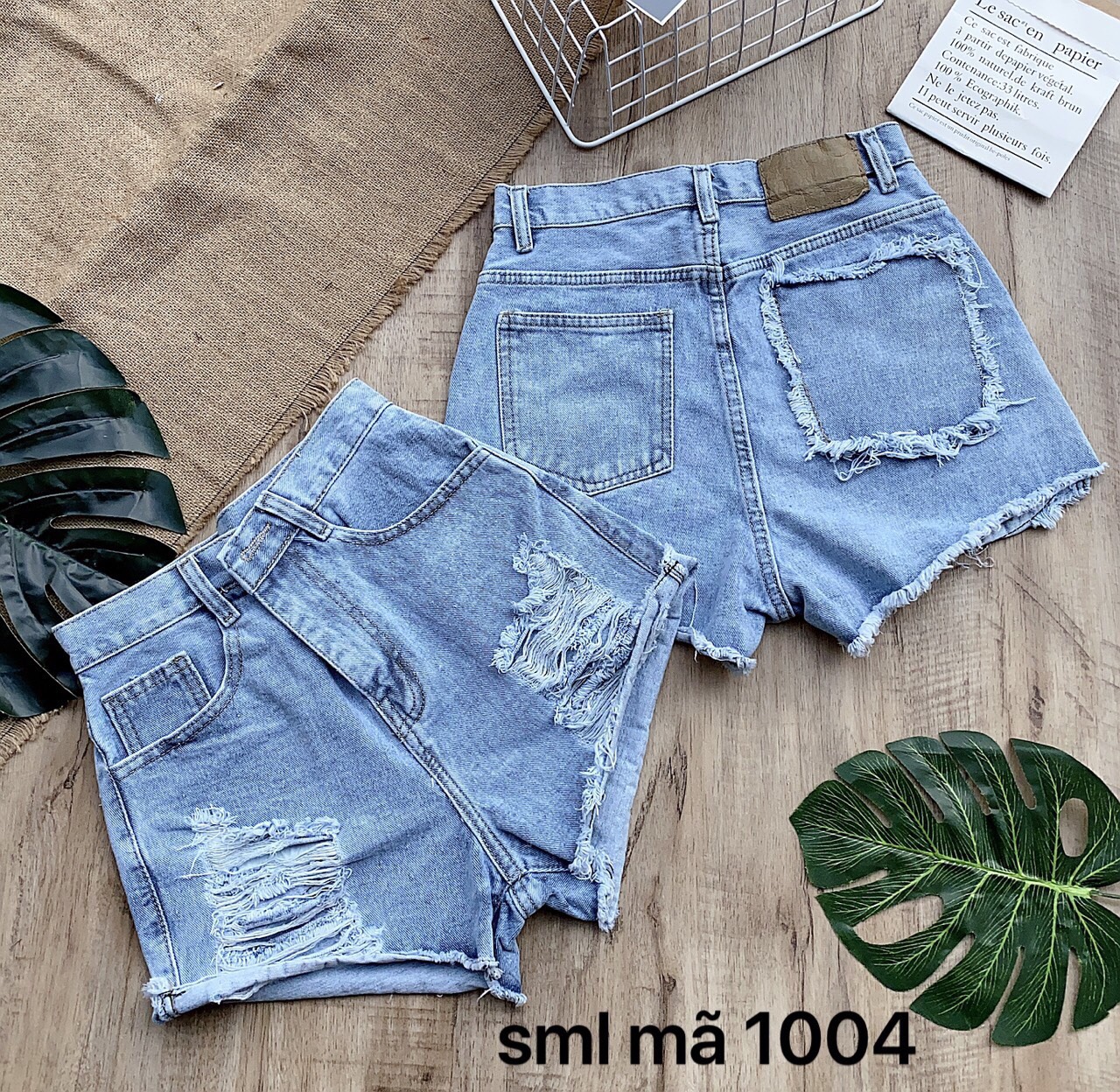 Quần short jean hàng vnxk lưng siêu caosiêu đẹp-jt39