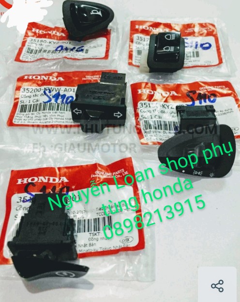 Bộ Công tắc wave S110 hàng zin chính hãng Honda