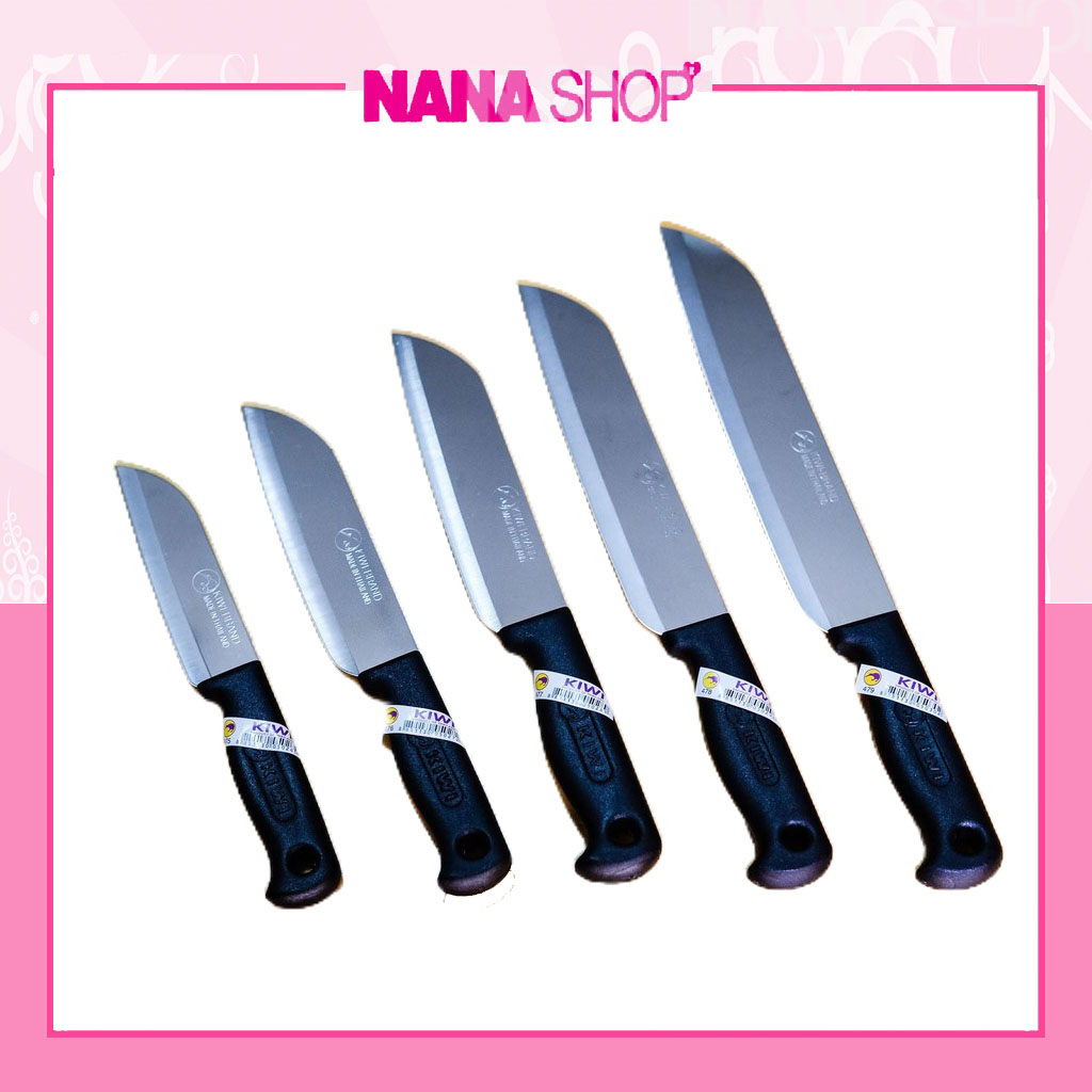 [Chính hãng có bảo đảm] Dao thái thịt làm bếp cán nhựa Kiwi Thái Lan