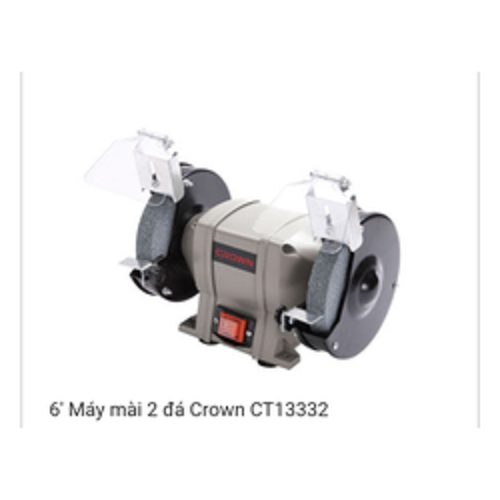 Mô tơ mài 2 đầu đá crown 150mm--250w