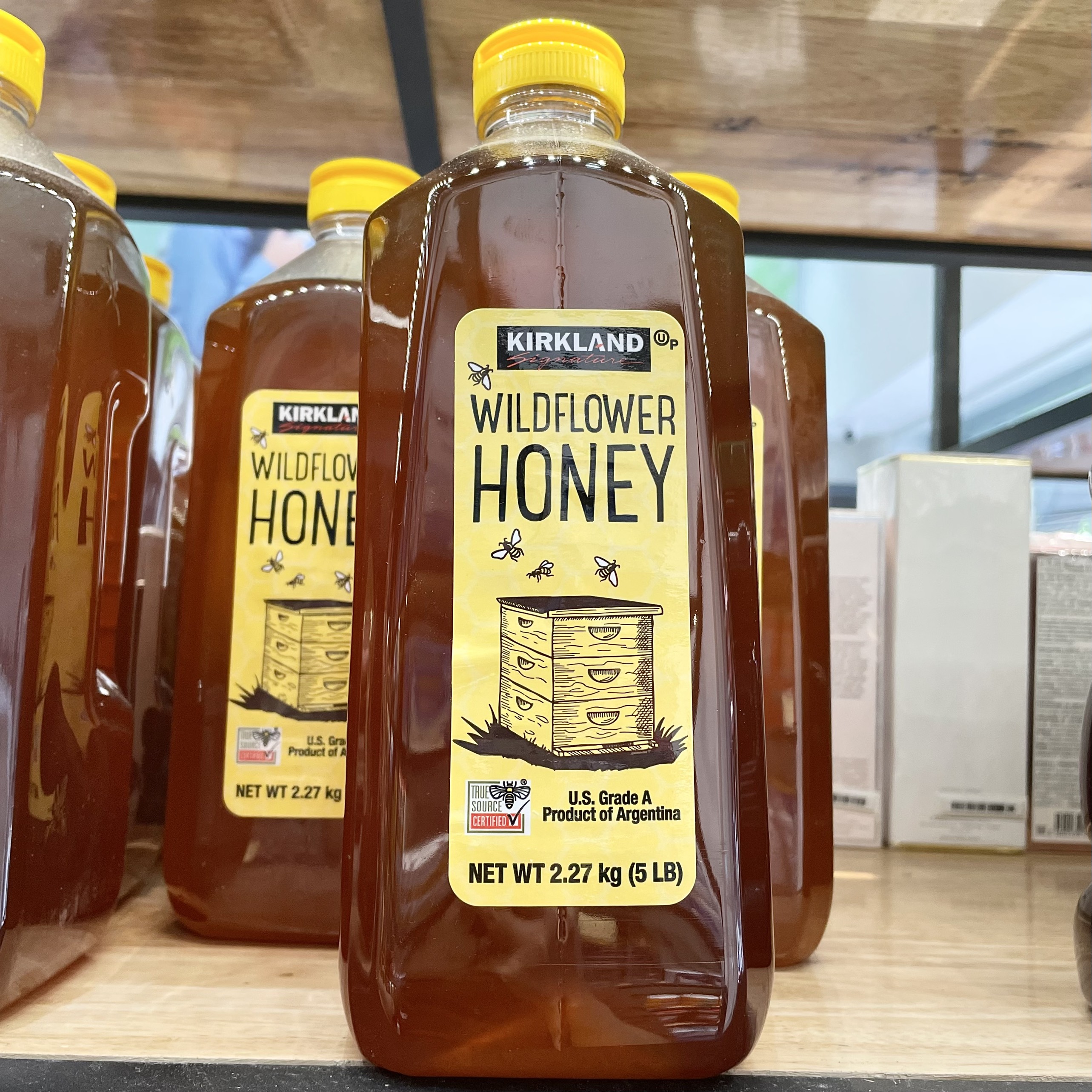 Mật Ong Kirkland Signature Wildflower Honey 2.27Kg Hàng Nhập Mỹ