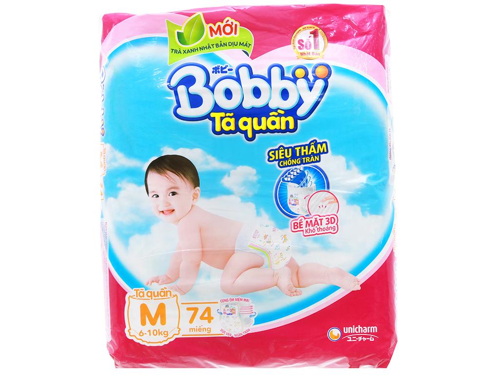Tã quần Bobby siêu đại M74 miếng