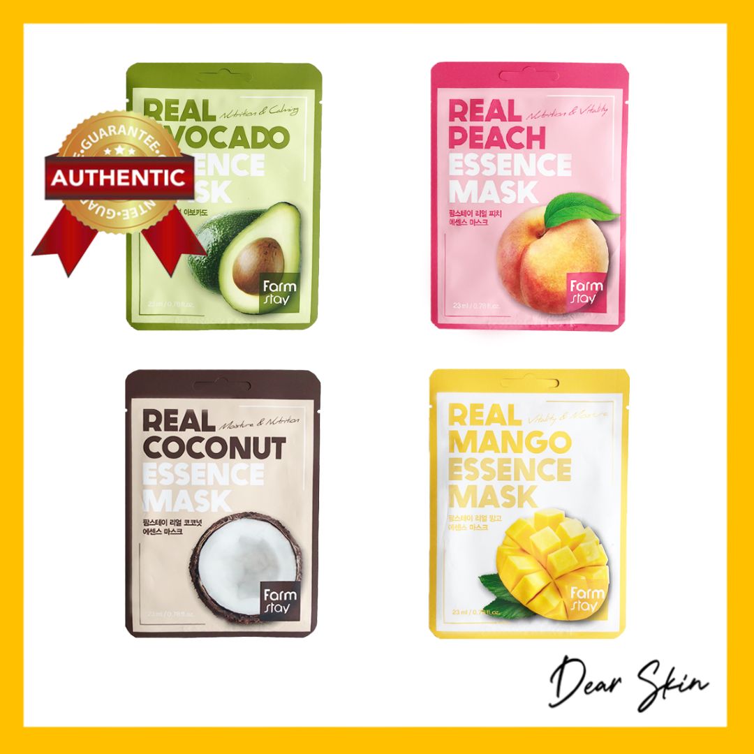 Mặt nạ dưỡng da Farmstay Hoa Quả Cấp Nước Làm Sáng Xóa Nếp Nhăn - Dừa Xoài Bơ Đào