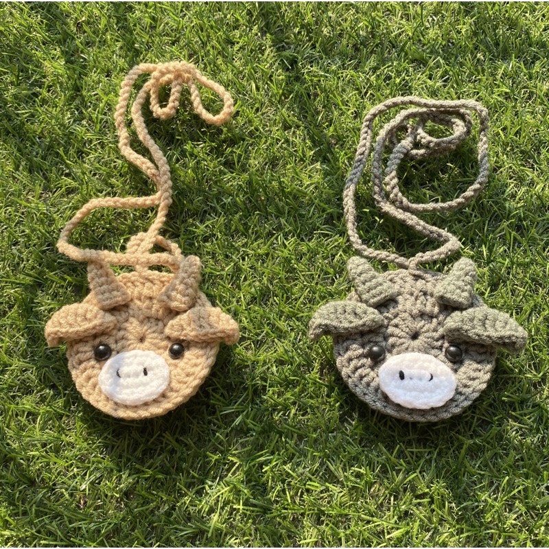 🧶 Túi tỏi cho bé 🧶 Túi đựng tỏi hình con trâu tránh vía cho bé yêu