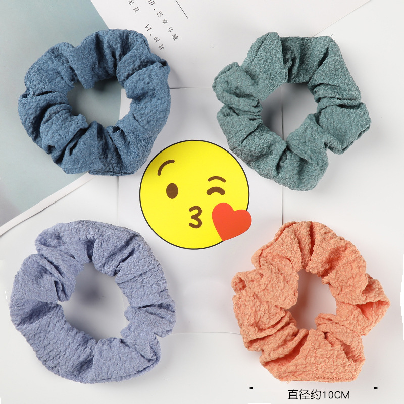 Dây buộc tóc hoa cúc daisy xinh xắn, chun cột tóc vải dễ thương