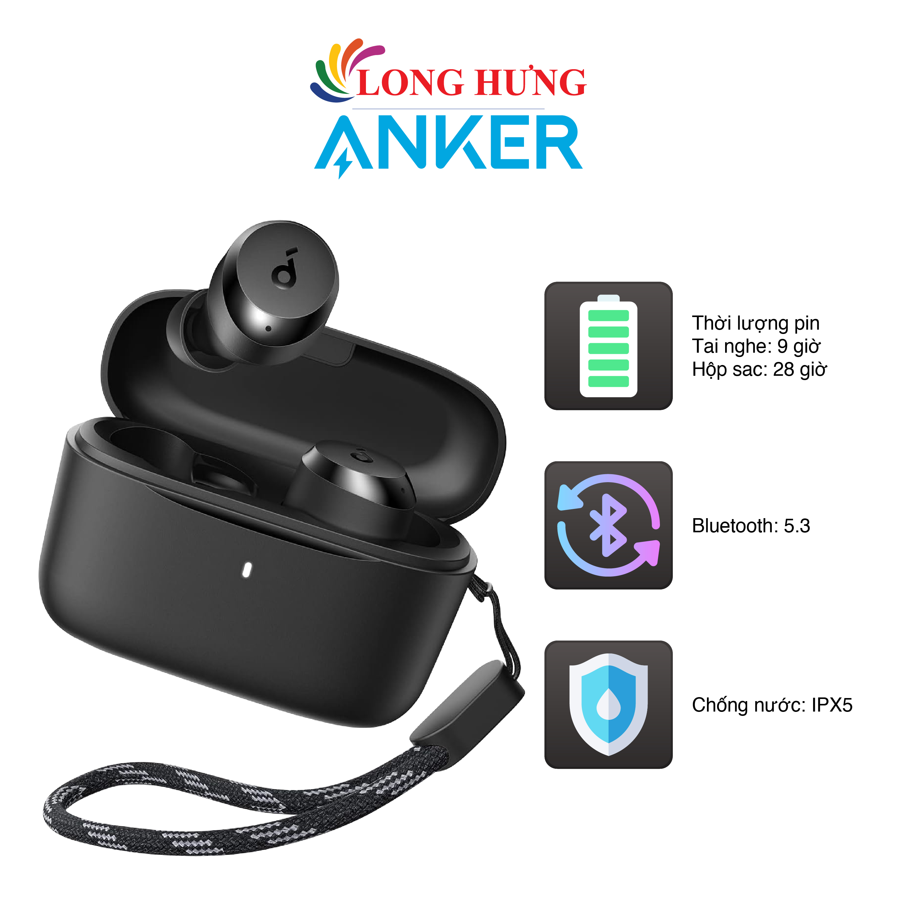 Tai nghe Anker Soundcore Q20i giá rẻ 10 ...