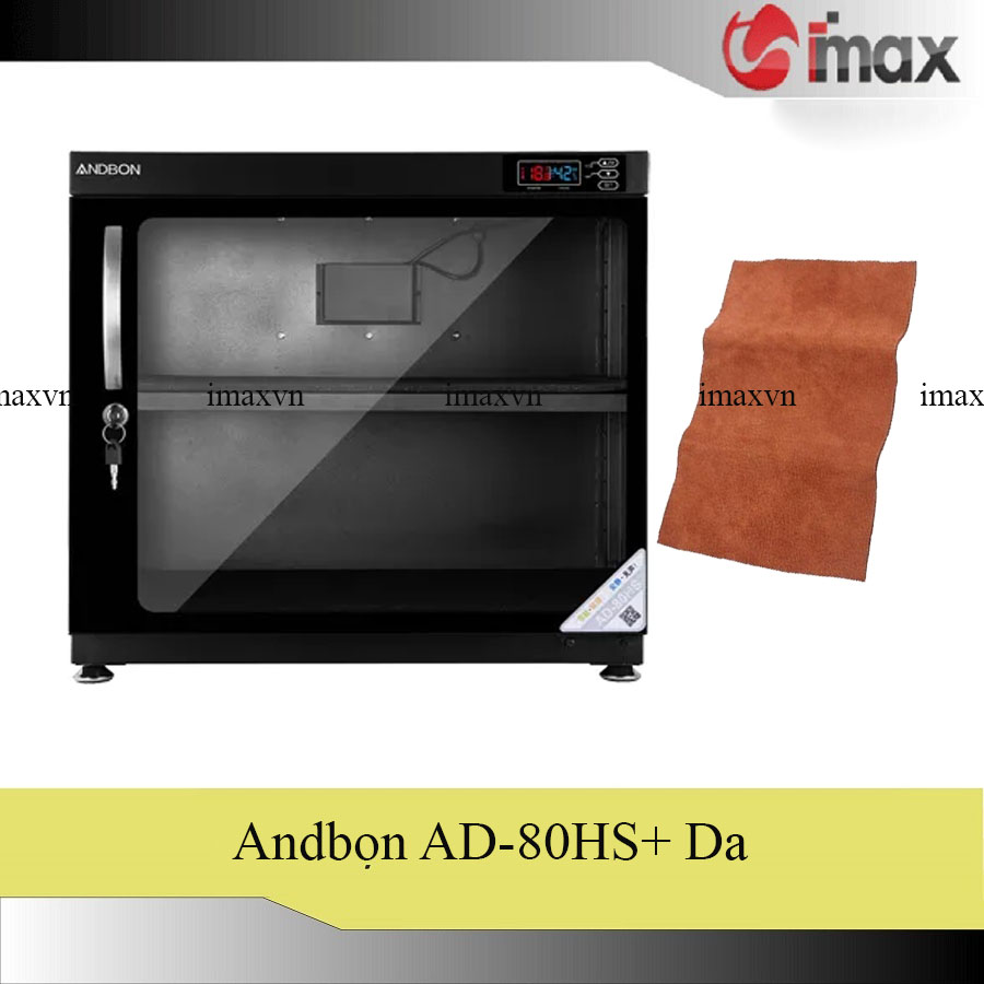 Tủ chống ẩm andbon ad-80hs - công nghệ japan + tặng da cừu lau len