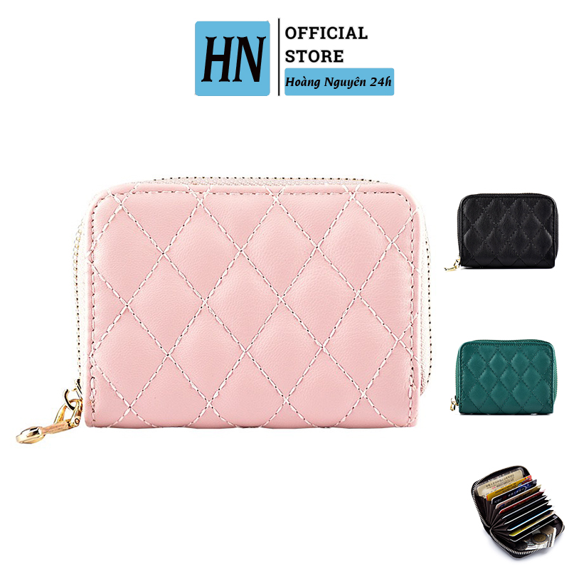  Ví Ngắn Nữ Mini Cầm Tay Khóa Kéo V558 Kiểu Dáng Thời Trang Phong Cách 
