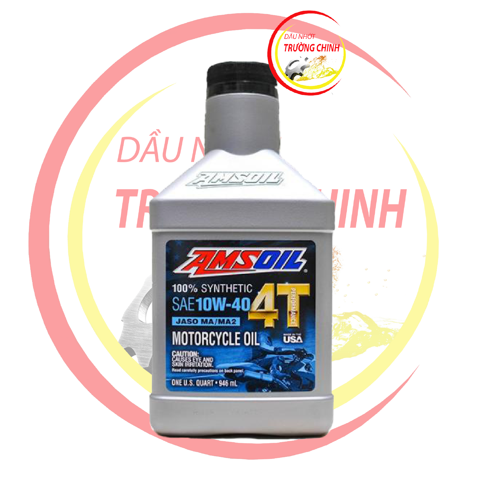 Nhớt amsoil 10w40 4t performance 1.1 l - dành cho xe số