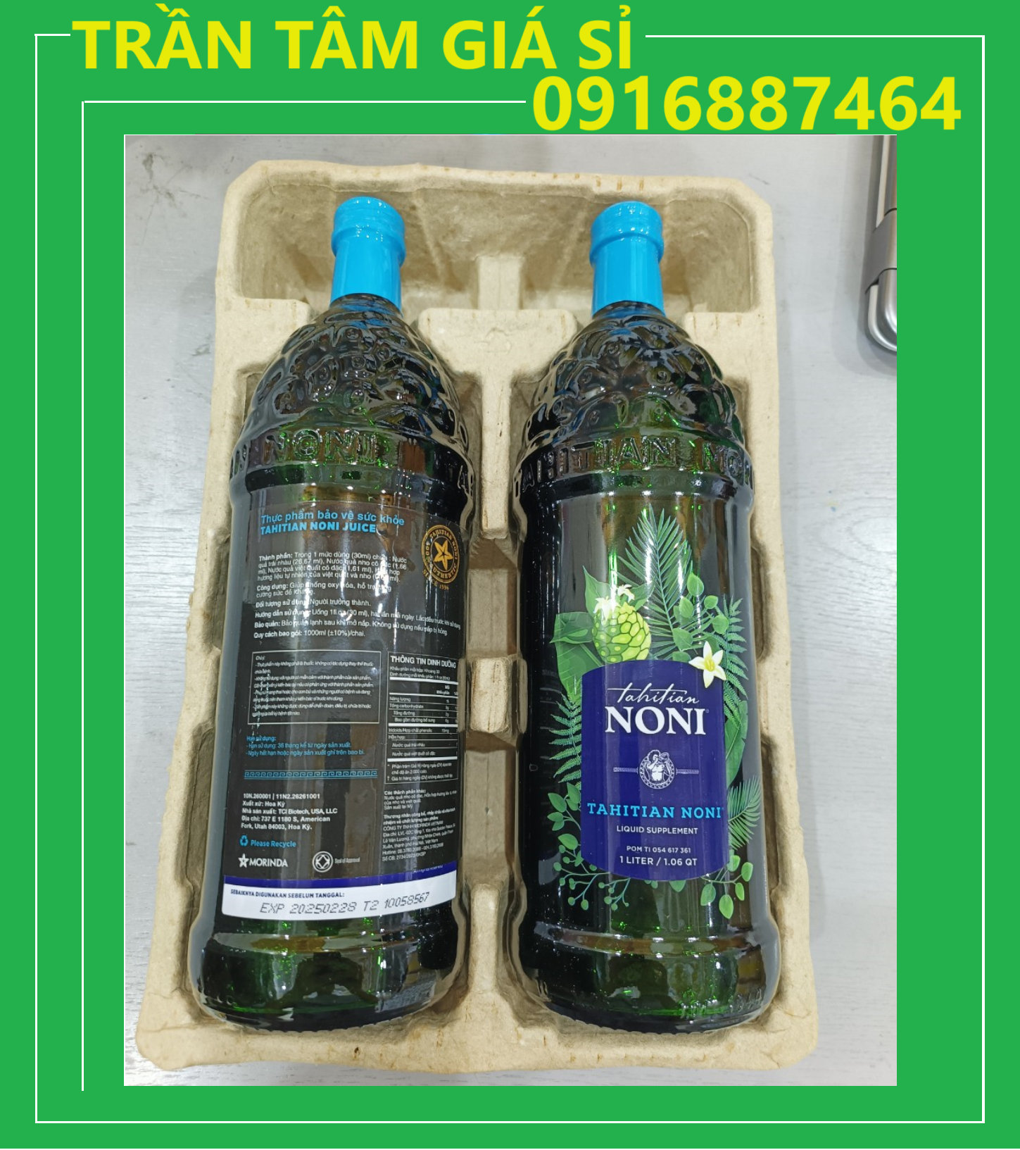 Nước ép trái nhàu Morinda - Noni juice Tahitian Newage trái nhàu giúp khỏe xương khớp và tiêu hóa.