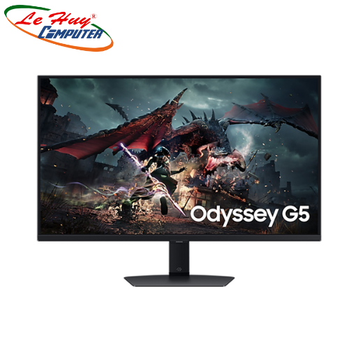 Màn Hình Gaming SAMSUNG Odyssey G5 G50D LS32DG502EEXXV (32 inch - IPS - 2K - 180Hz - 1ms) - Hàng Chí
