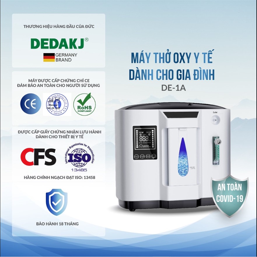 Máy thở oxy tại nhà,Máy tạo oxy mini cho người bệnh,Máy thở oxy gia đình,Nồng độ oxy: 30% -90% có thể điều chỉnh Lưu lượng oxy: 1-7L / phút Ổn định khi 2 người cùng sử dụng