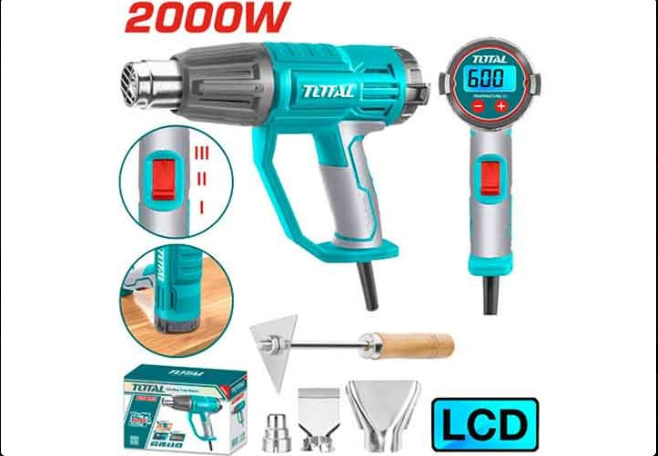 Máy thổi/ khò nhiệt 2000W Total TB20056 (Có màn hình hiển thị)