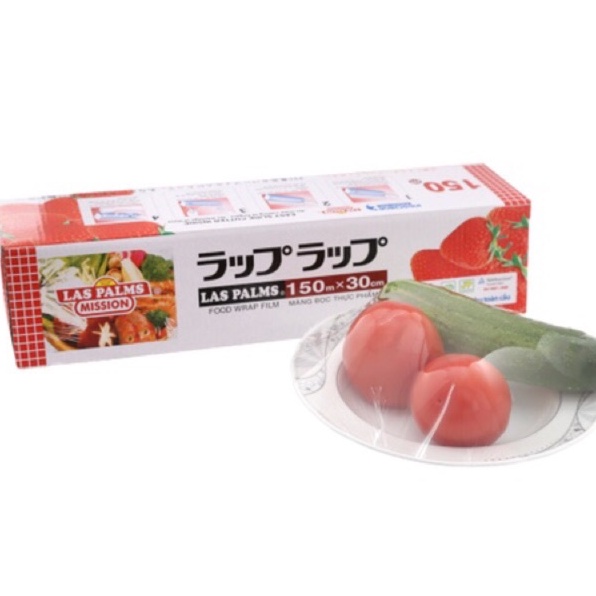 Màng Bọc Thực Phẩm Nhật Bản co giãn tốt màng bọc thức ăn Tự Hủy Sinh Học Laspalm  30cmx150 - MBTP20006163- Hàng Chính Hãng Công Ty Đông Dương Sài Gòn