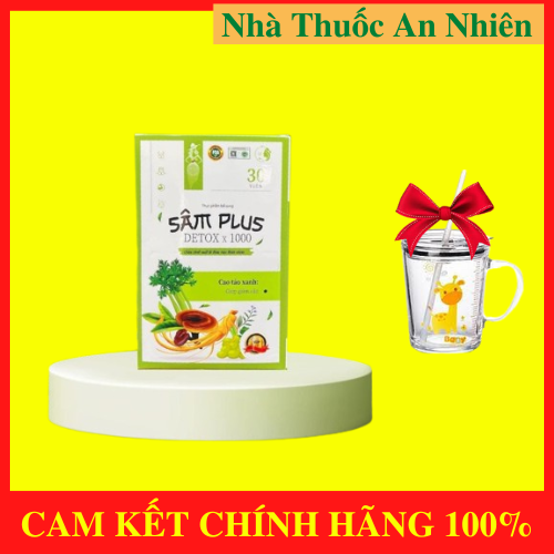 Kẹo Giảm Cân Sâm Plus Detox X1000 Giúp Giảm Thèm Ăn, Phân Giải Mỡ Thừa An Toàn Hiệu Quả