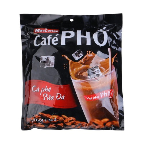 Cà phê phố hòa tan 3 in 1 bịch 22g x 30 gói, sản phẩm tốt, chất lượng cao, cam kết như hình, độ bền cao, xin vui lòng inbox shop để được tư vấn thêm về thông tin