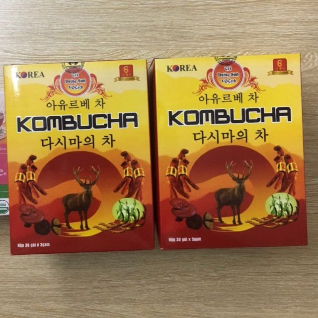 Combo 2 hộp trà dưỡng sinh kombucha