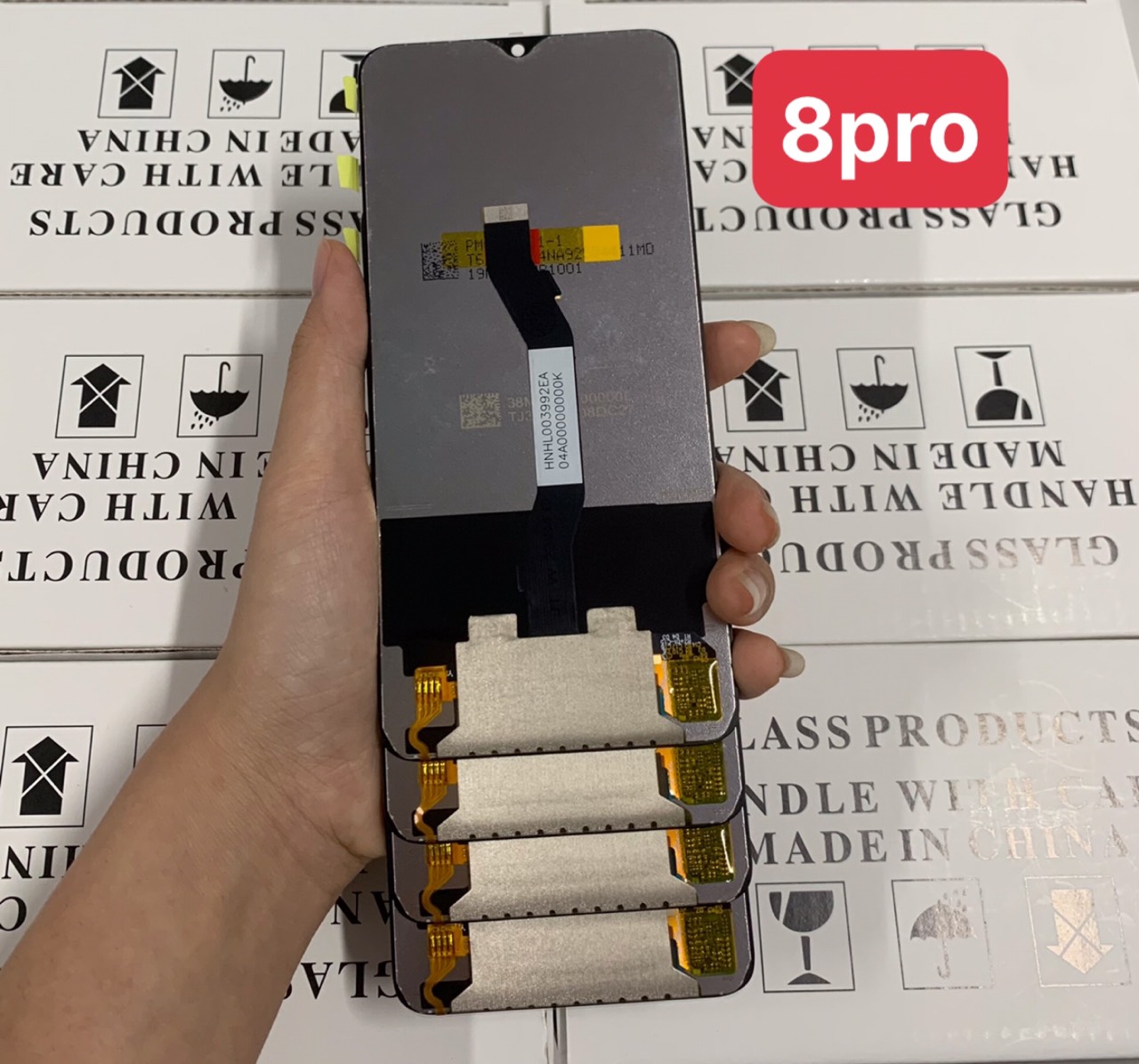 Màn hình full Xiaomi Redmi Note 8 PRO nguyên bộ màu đen
