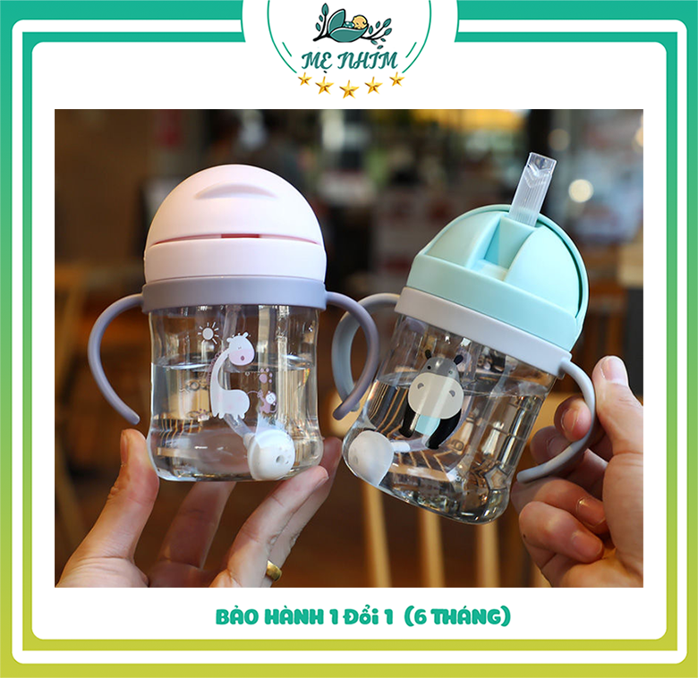Bình tập uống nước cho bé, bình nước cho bé chống sặc cao cấp