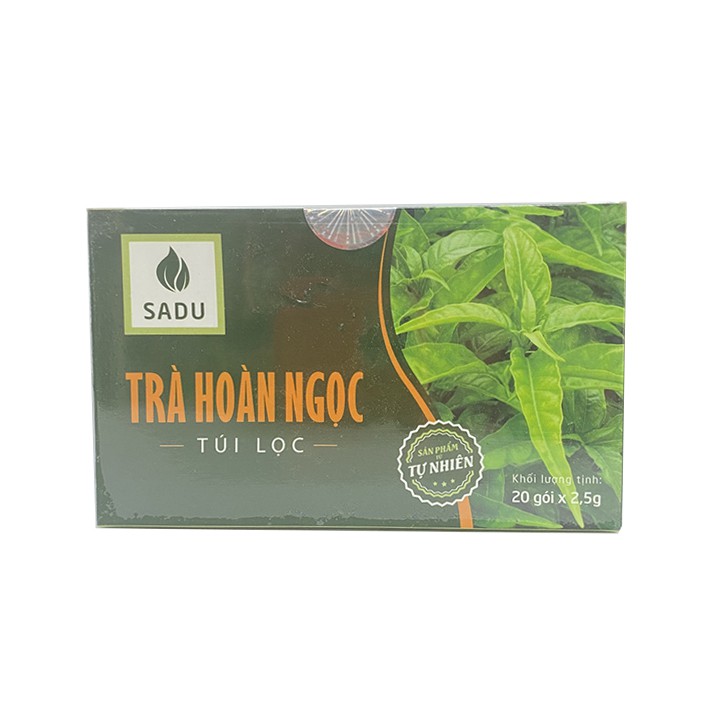 Trà túi lọc Hoàn ngọc- Giúp giải độc gan, thanh nhiệt cơ thể.- Hộp 20 gói