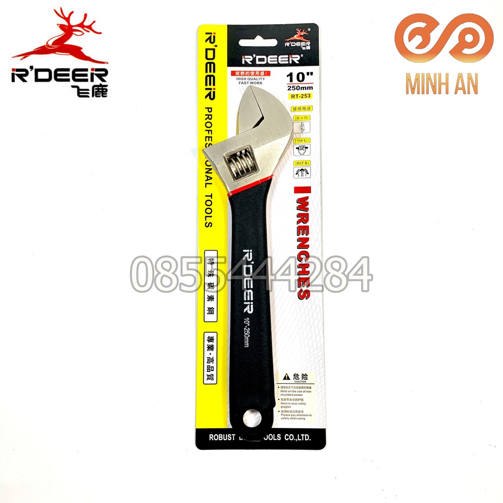 Mỏ lết 10" 250mm r'deer