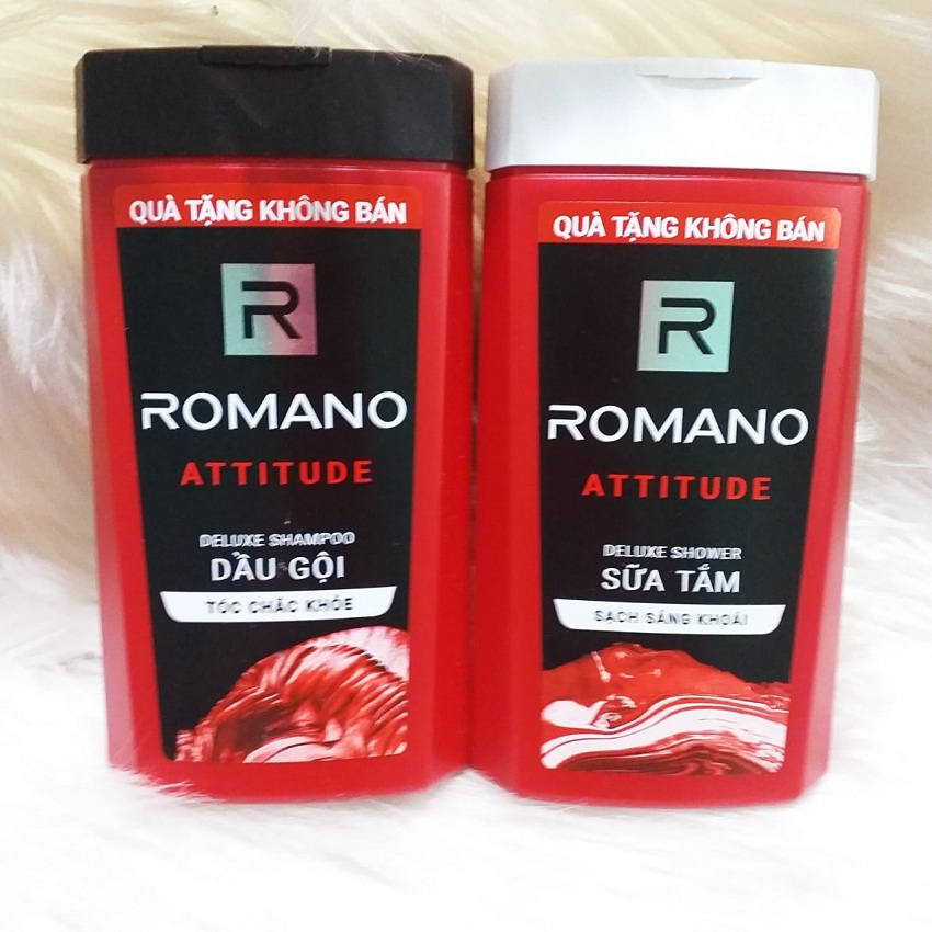 Sữa tắm dầu gội Romano Attitude nồng ấm cá tính phiên bản Deluxe sạch sảng