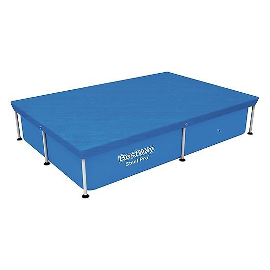 Bạt che hồ bơi 2m6x x1m7 Bạt phủ bể bơi khung kim loại, bạt che bể bơi tránh bụi bẩn côn trùng - Phụ kiện bể bơi chính hãng