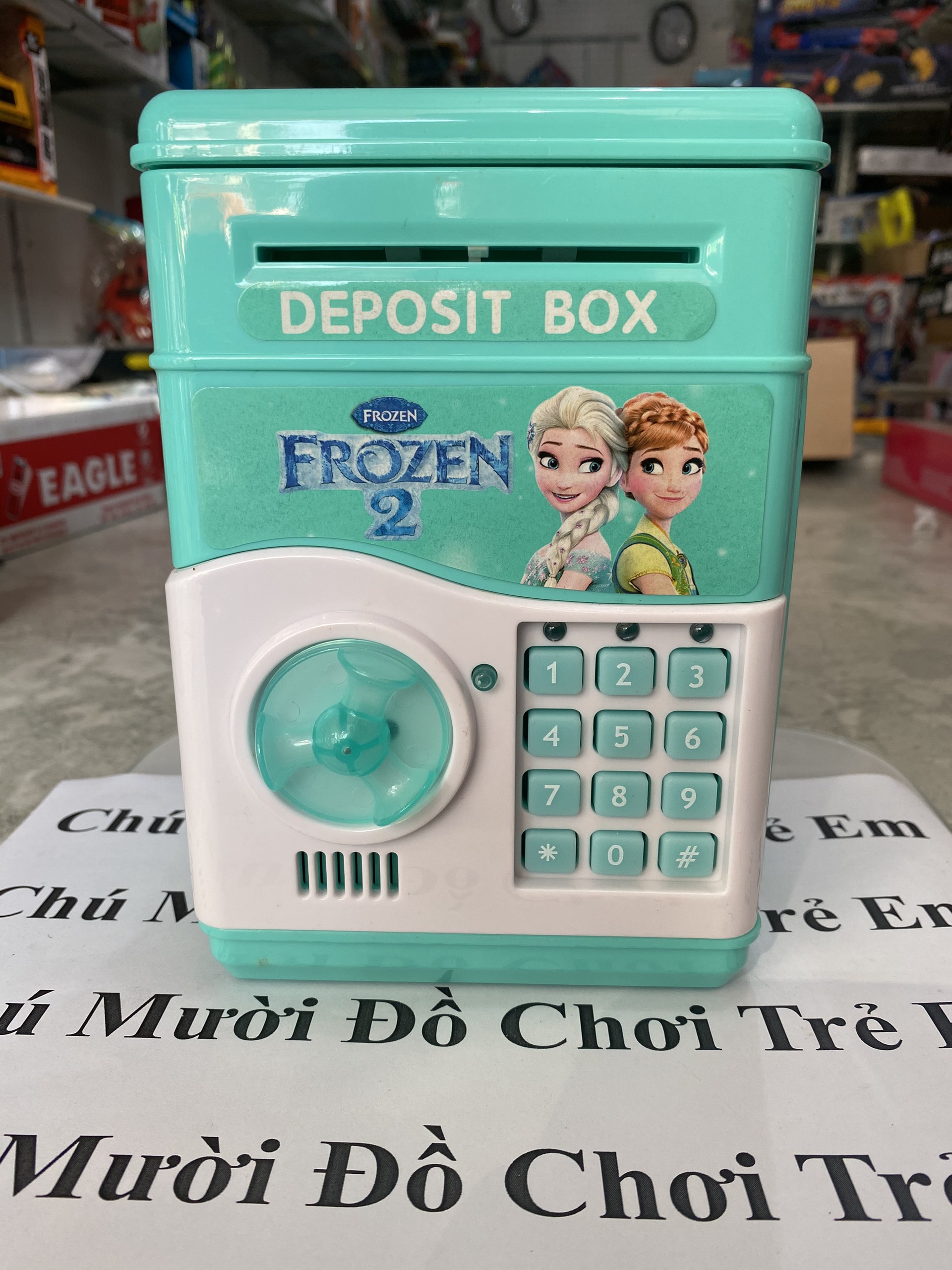 Két sắt mini nữ hoàng băng giá elsa và anna cho bé