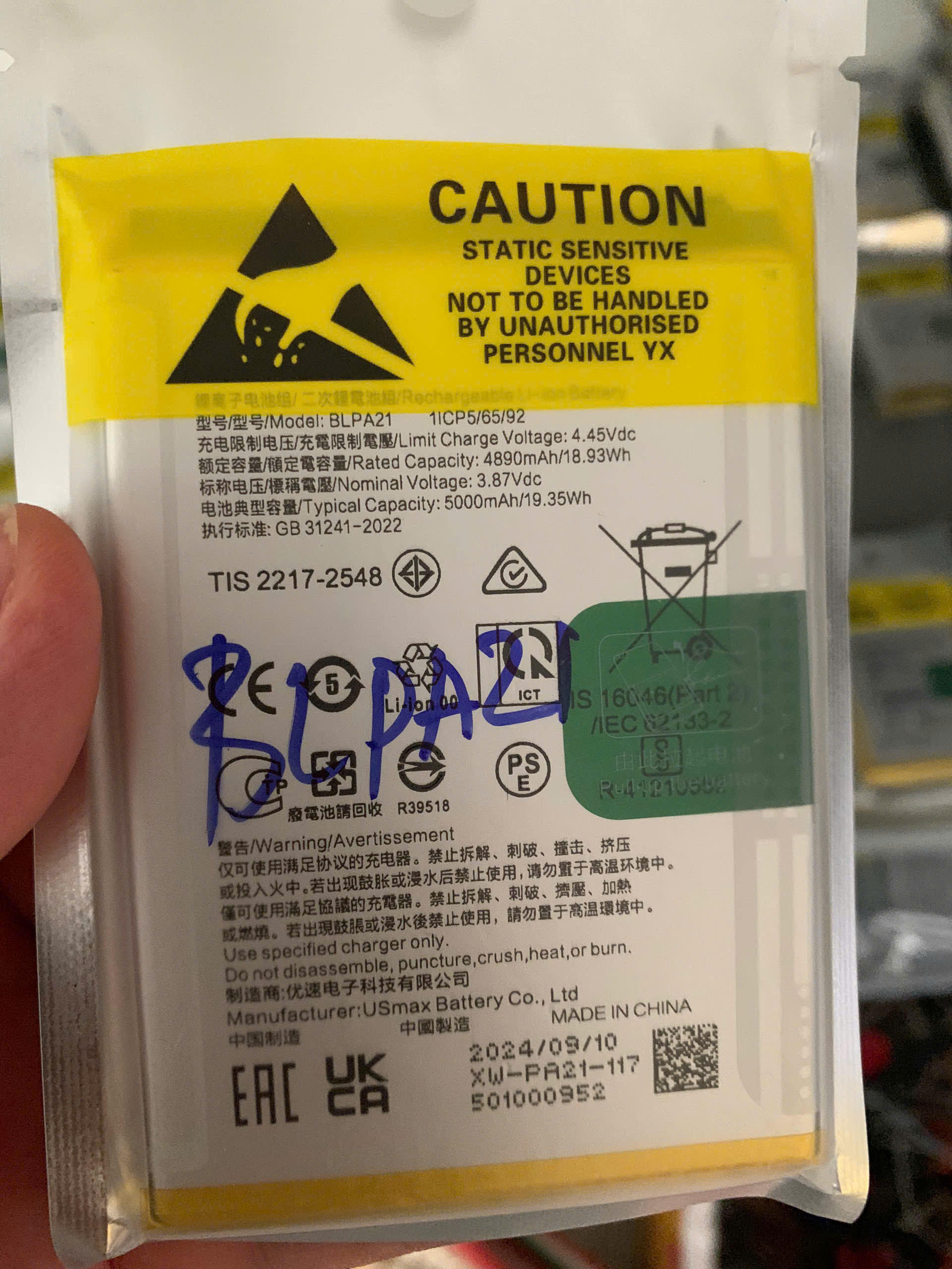 Pin Zin oppo BLPA21 Dùng cho A18 và A38 / Vsmart bee / bvsm 220