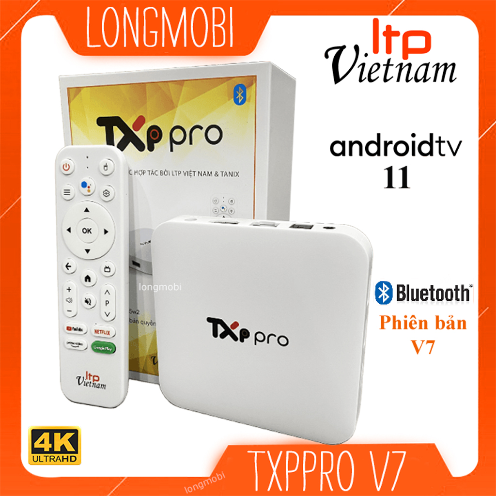 TXP Pro Plus - Khiển Bluetooth giọng nói, Rom ATV 11, Cài sẵn App