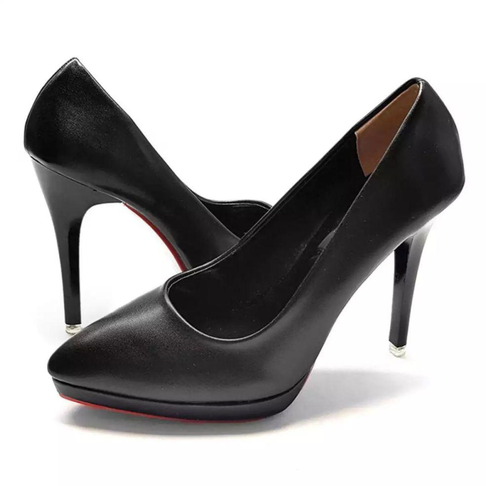 Giầy cao got đế đúp 9-11cm da mịn đi êm ôm chân