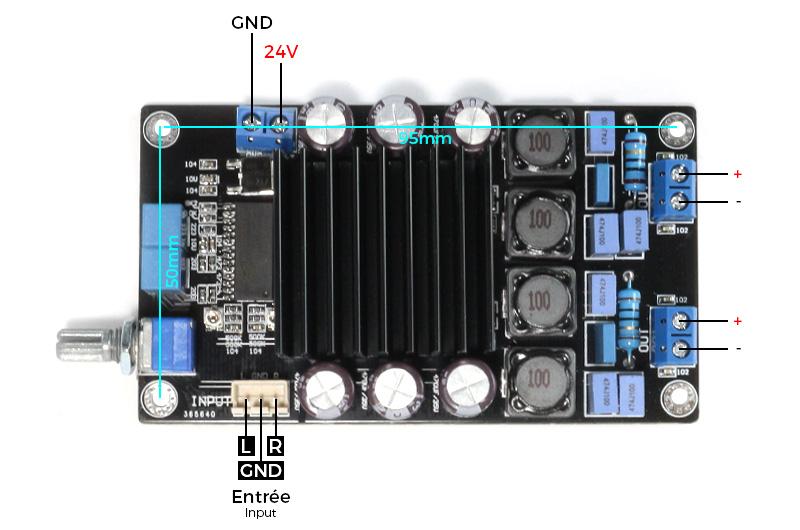 Mạch khuếch đại âm thanh kỹ thuật số Class D STA508